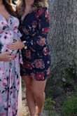 Love this dress, perfect for a fall or spring wedding where it's still a tad chilly for sleeveless. Only reason I didn't give 5 stars is I couldn't fill out the top so I constantly have to adjust it. Still love it and wear it often! - Andrea C.