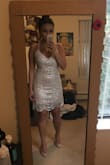 Okay so I love everything about this dress except for the quality and fit :(. The idea of this dress is beautiful!!! However, the materials are so flimsy and feel very icky and cheap. The fit was not the best for me and it felt uncomfortable. Too bad though, it would have been the perfect New Years dress! Really wished this one worked but it is simply not worth the price. - Mara A.