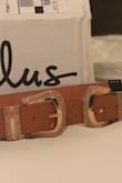This belt has a great material. I love it so much. - Natasha G.
