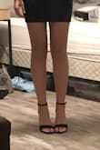These are the most comfortable pair of heels I own!! They are shorter than most heels and have great padding under my foot. I love how classy the toe cover is and also love the ankle strap. So happy with my purchase!! - Taylor K.