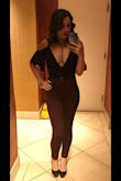 This top is so comfortable and so cute! I wore it with high-waisted pants for a night out in AC and it was adorable. I don't have a huge bust, but the shirt didn't make them look any bigger or smaller (I was worried about smaller because you can't wear a bra). It's revealing but just enough to be sexy! - Tara D.