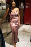 Fits my body like a glove, I feel so classy and sexy in this dress, my husband loved it! I got so many complements from strangers mostly women, and heads were turning my direction. What a dress! I'm really happy with this purchase. - Farlon B.