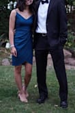 Fit great and looked better than I imagined!! The straps were a little long for my taste, but I sewed it real quick in 10 minutes and it stayed the entire night. Great dress for homecoming - Kristine C.