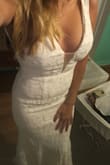 I loved it. My fiancé not so much. Despite it being tight and squishing my top half, I'm buying a larger size and going to see if the seamstress can pull top together versus so sexy. Not a real fan of that nude material. Cheap. Pray the next one fits like a glove. - Alina M.