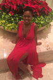 Fits true to size, very nice material. Only challenge was finding the right bra to go with this dress. - Brandee B.