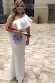 I ordered this dress for my daughter for a high school beauty pageant. We were a little worried because it was less glitzy than the dresses of the other contestants, but we shouldn't have been! This dress is a show stopper! It is so elegant! We received compliment after compliment! My daughter didn't win the pageant, but she sure felt like a winner in this dress! - Amy G.