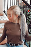 Love the print on this scarf it matches so many things and I love how long it is! - Bailey J.