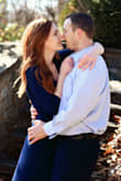I bought this dress for my engagement pictures and loved it. It's comfortable. You can adjust the top to show however much skin you would like and there's also a slit that you can adjust. I felt beautiful in this dress. It was the perfect length and color. - Samantha W.