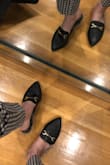 Love them. They're comfortable and cute! I am normally a size 5, but ordered the 5.5 which fit perfect. I'd say order a half size up at least this way your feet don't hang off the back. The fur is cute and the shoe looks way more expensive than what it sells for! - Alicia M.