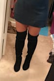 I have athletic legs and large calves...these fit like a glove and are gorgeous!! Ordering in brown if they have it!! - GINA E.