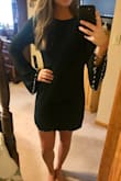 Ordered this for a holiday party and I love it! Can be dressed up or down. Fits perfectly & it's very flattering. My favorite part are the sleeves. - Sarah V.