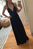Such an genius design for a dress!!! Such beautiful quality fabric! Got this for a bridesmaid dress, this is just the first style I tried by myself! Can't wait to try the many other styles you can do! Fits perfect on me, I'll just have to get it hemmed at the bottom cause I'm short. (: - Joelle G.