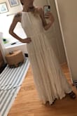First perfectly all around!!! Perfect length with my tall wedges!! So happy! Got this for save the date photo shoot. - Joelle G.