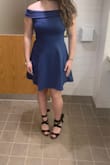 I loved this dress! It was super comfortable and easy to put on, the fabric stretches a ton too. I ordered a small thinking it would be too small but it actually fit great. Read the measurements, but remember it stretches so if you want a tighter fit go a size down. - Christianna L.