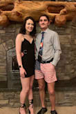 The dress looked fantastic. It was a little short on me and I had some trouble with my strapless bra showing because of the low cut but I absolutely love how the dress looked on me. - Kenzie S.
