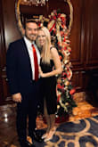 I ordered this dress in two sizes (Small and XS) for a holiday party. I had read the reviews that it ran a little big, so I wanted to make sure I was covered by getting 2 sizes and returning one. Well, I won't be returning either. This dress is classy, elegant, and just a tiny bit sexy. Like the reviews said, the Small was a bit big on me. I decided to keep the Small because throughout the year I tend to go up/down 5 pounds and would like a classier option for events. The XS is the one I decided to wear to my event. It hugged my body perfectly and was so sexy! I would like to point out that I'm not very hippy and am fairly straight with not a big booty, which might affect if you would like to size down or not. Photo is of me in XS. - Jacqueline W.