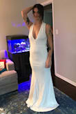 I tried on more traditional wedding dresses that just weren't my style...I put this one on and my mom and future mother in law loved it! And obviously so do I! Can't wait to look smokin' hot on my wedding day! Haha!! - Greer W.