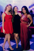 I love how simple and classic this red dress but how the bright color and fun cut caught eyes the whole night. The top part is very flattering, perhaps a smidge low cut and revealing (especially for a bigger chest crowd) for a professional occasion, but the thick material made it the perfect choice for a relaxed holiday office party. Overall loved how comfy it was allowing me to eat all the holiday foods without worrying about the food baby. Looks great in photos! - Wyndi K.