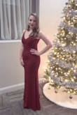 This dress is a no brainer! I got this in the mail 3 days before a black tie optional wedding. The length was perfect on me with 4' heels and the adjustable straps saved me a trip to the tailor since I have a short torso. I was told by two different people at the wedding that I looked like Jessica Rabbit in this dress. The fabric has the perfect amount of stretch to hug every curve. This dress is definitely a winner for your next formal event! - Virginia S.