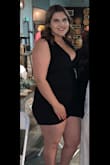 This dress is perfect in every way. Flattering all the right places and not too short. - Stephanie A.