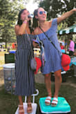 It fits great and you can tie it in the back to fit your top. The only struggle I had was that it was a little bit long on me because I am shorter. I wore it with platform sandals though and it ended up looking good! - Melanie L.