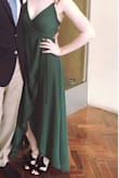 I needed a dress that was classical and trendy. Oh boy I got it! This dress is amazing with its wrap around, color, and flow when you spin. I did make a slight alteration by bringing up the neckline a bit. Get it to be the belle of the ball. Will 100% wear again. - Lilly P.