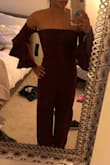 I really wanted to love this but the sleeves are terrible. They are attached by a thread on the sides but it prevents you from lifting your arms past a certain point. It looks cute with my arms down but I would recommend buying otherwise. Unfortunately I will probably return it. - Alexandra G.