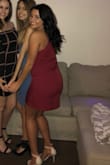 I was expecting more from this dress. Not super flattering, tight in the midsection. I didn't feel the way I wanted to wearing this dress, very weird material. - Erin M.