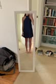 I loved this dress. It fit perfectly and was super comfy. The top tied securely enough that I did not have to worry about the dress moving around. The dress was flowy and did not show wrinkles. - Emily S.