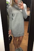 This dress was soft and cute but it just didn't fit quite right. It was slightly more baggy under the arms than I would have liked so I ended up sending it back. Very good quality, just not quite my style. - Kelsey S.
