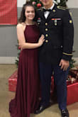 I loved this dress especially for the occasion. My ONLY complaint is that the dress was really long on me even wearing 4" heels. - Alexis S.