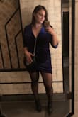 The color is even more beautiful in person. As with most dresses, I wished it would have been a little longer but the fit was nice. I'm a 12/14 and ordered XL. - Sara B.