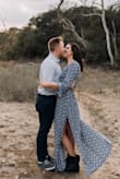 This dress is literally perfect!!! The fabric is so soft and comfortable and I don't feel self conscious at any angle! It is slightly flowwy and it came out so great in the pictures! - Mallory A.