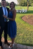 I love this dress! I got so many compliments and it was super comfortable! I love the waistline because you can relax and not worry. I wore this to a summer wedding and it was super hot out. I was comfortable the whole time. - Katie F.
