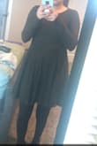 Love this dress, true to size, it is flowy and the material is soft. The green is slightly darker but it is still gorgeous! - Selene S.