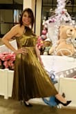 Loved it, I should have ordered a small. Beautiful dress and good quality. - Cynthia G.