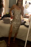 I got this dress originally for my grad party, but found something else. Still decided to keep this. It's so sparkly and totally comfortable! It would be perfect for NYE. I love it! - Peyton M.
