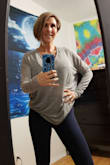 Soft, light & airy. Fits well all around, love the color and versatility. - Cat S.