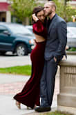 Absolutely love this dress! Very elegant and chic. Very good quality as expected and the material feels amazing. I wore this dress for my engagement photo shoot. Lulu's killed it as usual! - Mindi-Elyse V.