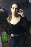 Love this, it's a little tight, but I actually like that. I think if I ordered a medium, it would have been a little loose in the chest area for me. - Julie L.
