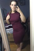 This is the perfect dress to wear casually or dress it up! It is super stretchy and comfortable. - Julie L.