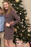 Wore this to a Xmas brunch.. love the stretchy material.. got lots of compliments! - Brandy N.