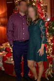 Wore to a company Christmas party. Loved the sleeves and the flair! I originally ordered size Small, but it was too big in the waist and arms; I reordered the XS and it was perfect! - Beth R.
