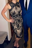I absolutely loved this dress! I wore it to a wedding and received so many compliments. The dress is very comfortable and a great length. I would highly recommend purchasing this dress! - Kelsey M.