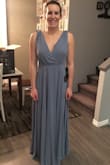 I am so happy this dress is long enough for someone my height! It fit me well, but I am broad through my upper body so it may be big for others. - Molly M.