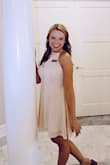 I really like this dress and it worked for the occasion I needed it for, but I'm not sure I'd wear it again. It felt really cheap and was super thin. I always order a small from Lulu's but I would've liked a medium in this dress. Also, make sure to wear nude seamless underwear! - Macy M.