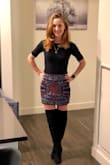 I ordered an XS as that is my typical size, however this skirt is TINY. I didn't exchange because I was able to make it work and it looked great, but I just wish I had a little more room. For example, I have to wear a super thin top in order to tuck it into the skirt because it's so tight. Overall, I love the skirt. It's very pretty and I received a lot of compliments. I just wish it fit different. - Suzanne K.