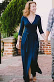 This dress is freaking perfect and kinda exactly what you think you're ordering. I wore it for my engagement photos and it was perfect. It's a little long but I wanted to wear heels, so it worked out! Also, I pinned the front for the photos - I think if I were wearing it anywhere else I wouldn't but wanted to be slightly more modest for these specific photos! - Brannon N.