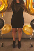 Bought this dress for my 30th Birthday. Fit perfectly and hugged your body in all the right places. The material was great quality and thick. - Alisa P.