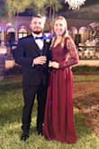 This dress was perfect for a formal wedding guest. It was so comfortable, and I had gotten so many compliments! Being on the shorter side, I did have to get it trimmed up but my tailor did awesome and I couldn't be happier with this purchase! - Holly C.